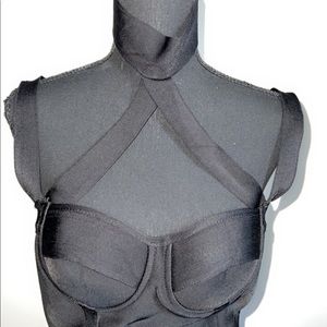 Bandage black dress